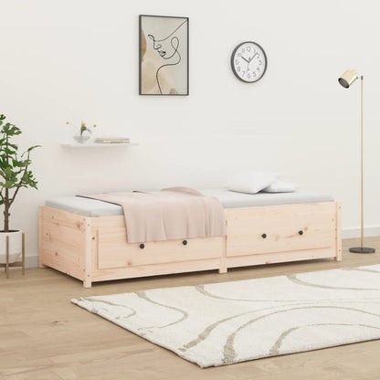 Dormeuse 90x190 cm Single in Legno Massello di Pino