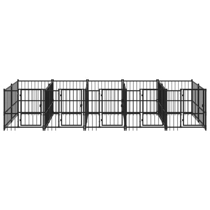 Gabbia per Cani da Esterno in Acciaio 9,38 mÂ²