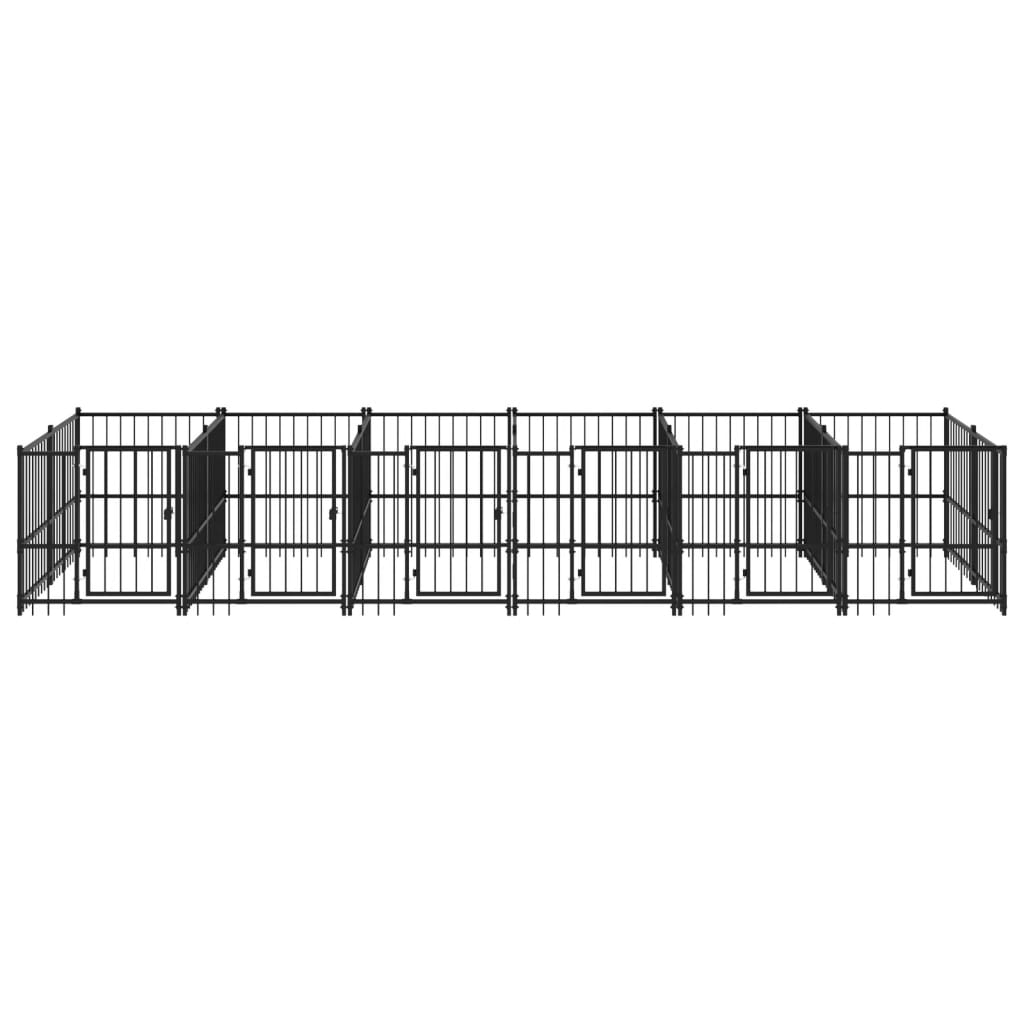 Gabbia per Cani da Esterno in Acciaio 11,26 mÂ²