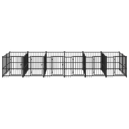 Gabbia per Cani da Esterno in Acciaio 11,26 mÂ²