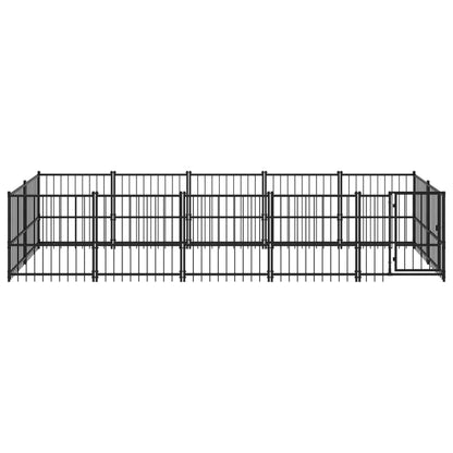 Gabbia per Cani da Esterno in Acciaio 9,38 mÃ‚Â²