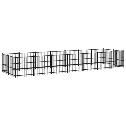 Gabbia per Cani da Esterno in Acciaio 13,14 mÃ‚Â²
