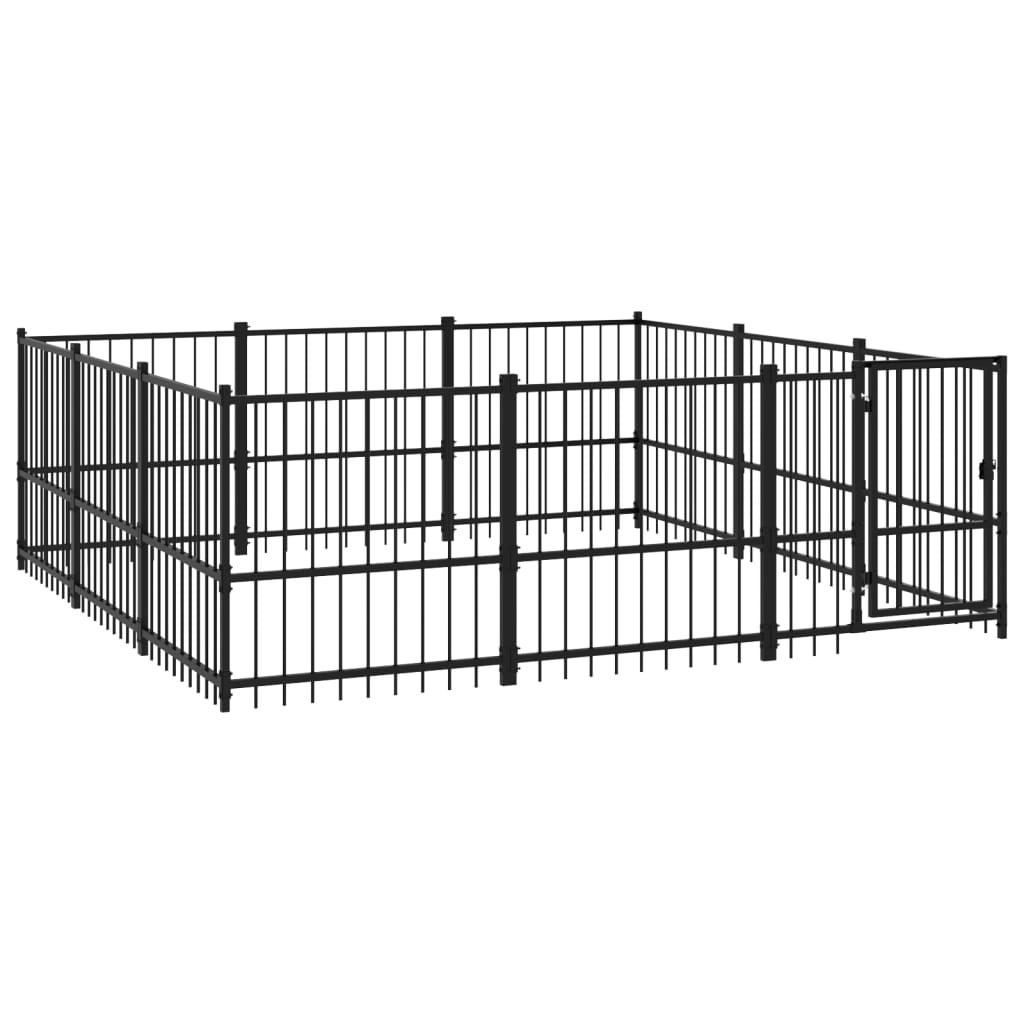 Gabbia per Cani da Esterno in Acciaio 8,47 mÃ‚Â²