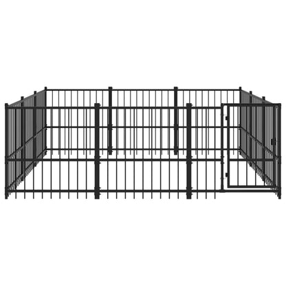 Gabbia per Cani da Esterno in Acciaio 8,47 mÃ‚Â²