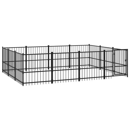 Gabbia per Cani da Esterno in Acciaio 11,58 mÃ‚Â²