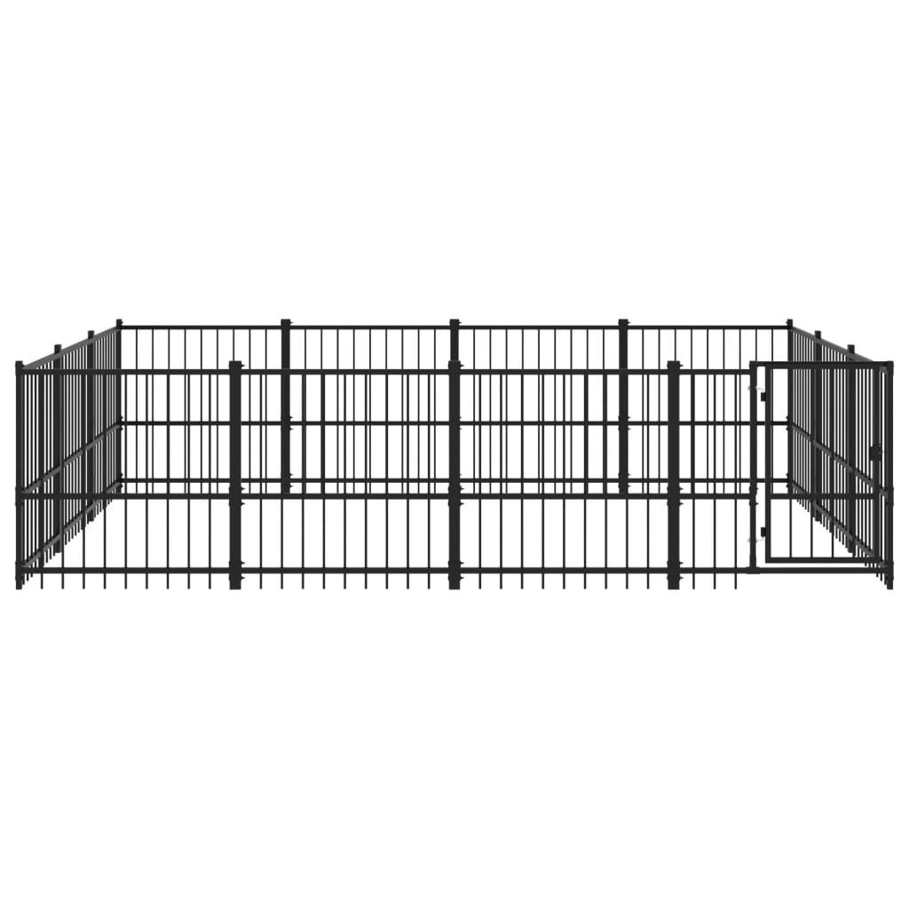 Gabbia per Cani da Esterno in Acciaio 11,58 mÃ‚Â²