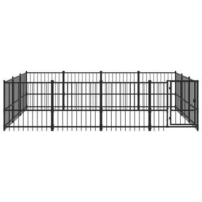 Gabbia per Cani da Esterno in Acciaio 11,58 mÃ‚Â²