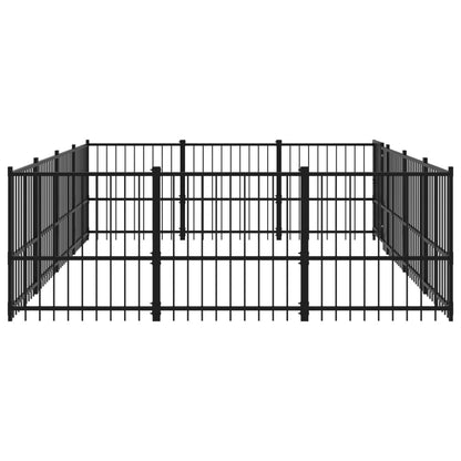 Gabbia per Cani da Esterno in Acciaio 11,58 mÃ‚Â²