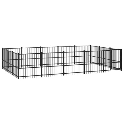 Gabbia per Cani da Esterno in Acciaio 14,11 mÃ‚Â²