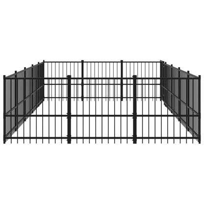 Gabbia per Cani da Esterno in Acciaio 14,11 mÃ‚Â²