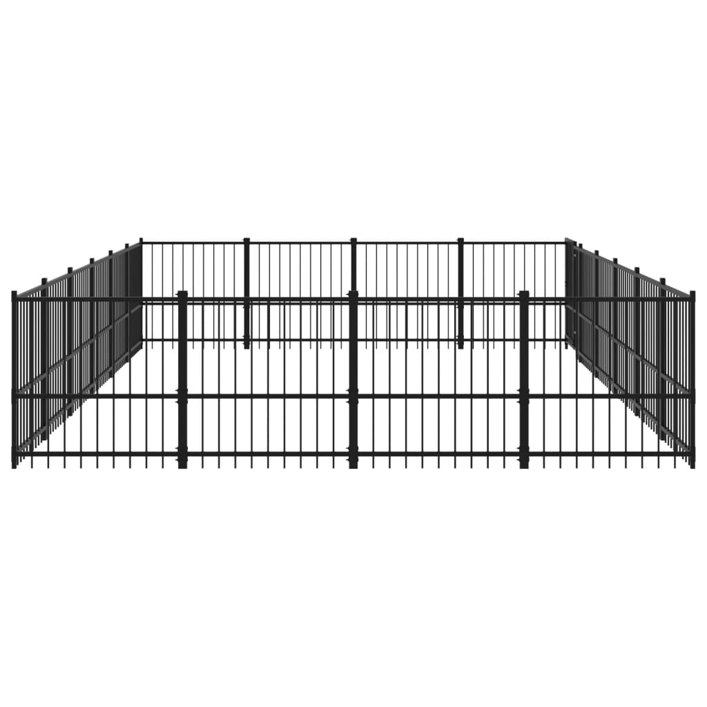Gabbia per Cani da Esterno in Acciaio 22,58 mÃ‚Â²