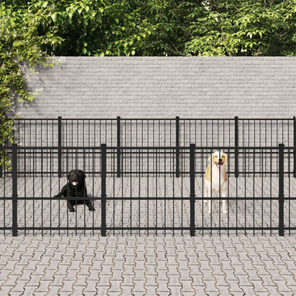Gabbia per Cani da Esterno in Acciaio 22,58 mÃ‚Â²