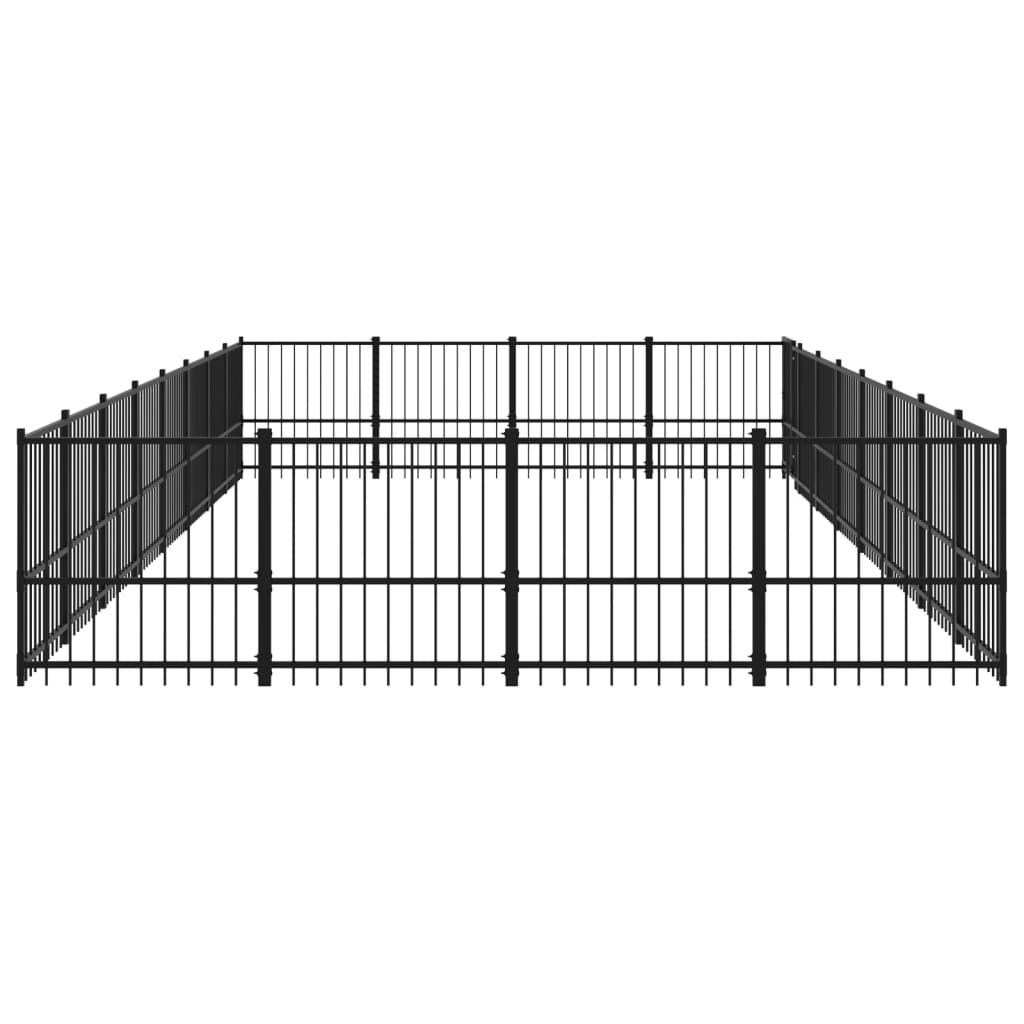 Gabbia per Cani da Esterno in Acciaio 30,11 mÃ‚Â²