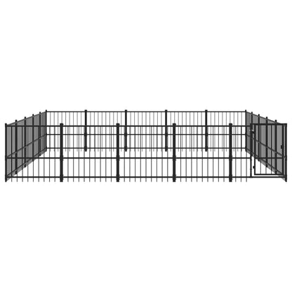 Gabbia per Cani da Esterno in Acciaio 23,52 mÃ‚Â²