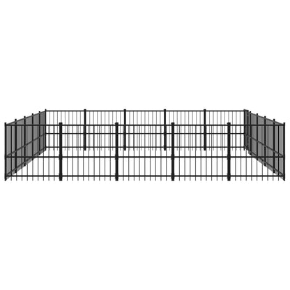 Gabbia per Cani da Esterno in Acciaio 23,52 mÃ‚Â²