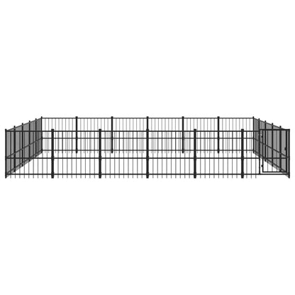 Gabbia per Cani da Esterno in Acciaio 28,23 mÃ‚Â²
