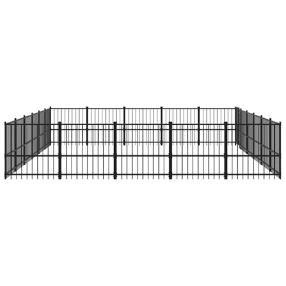 Gabbia per Cani da Esterno in Acciaio 28,23 mÃ‚Â²