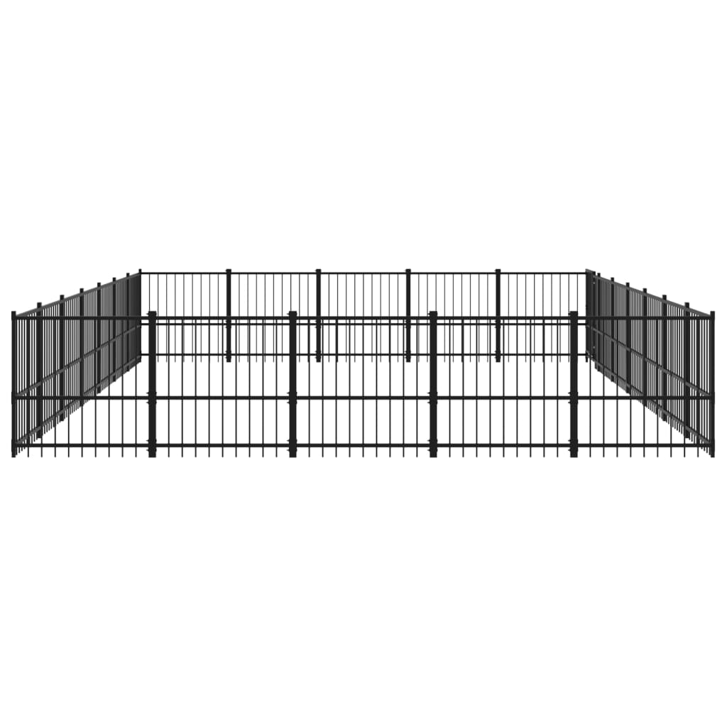 Gabbia per Cani da Esterno in Acciaio 32,93 mÃ‚Â²