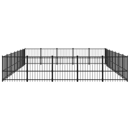 Gabbia per Cani da Esterno in Acciaio 32,93 mÃ‚Â²