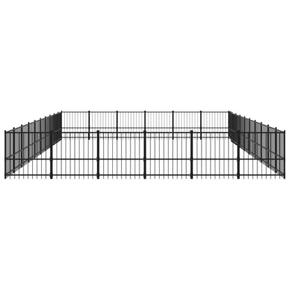 Gabbia per Cani da Esterno in Acciaio 56,45 mÂ²