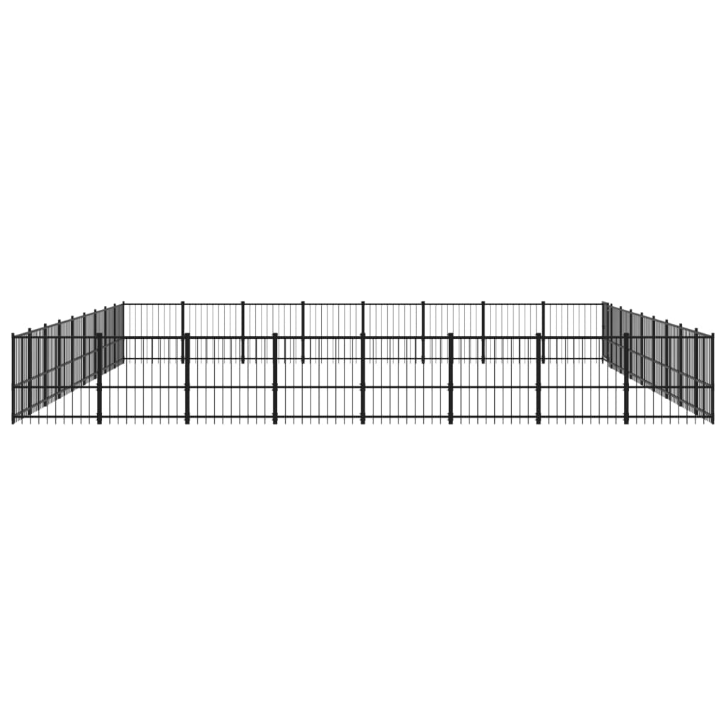 Gabbia per Cani da Esterno in Acciaio 67,74 mÂ²