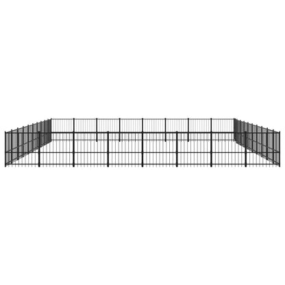Gabbia per Cani da Esterno in Acciaio 75,27 mÂ²