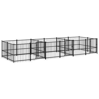 Gabbia per Cani da Esterno in Acciaio 11,26 mÂ²