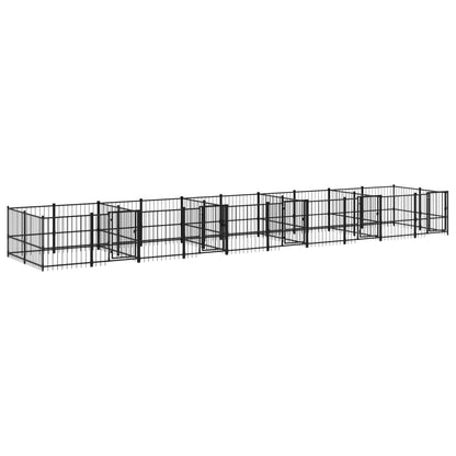 Gabbia per Cani da Esterno in Acciaio 18,77 mÂ²