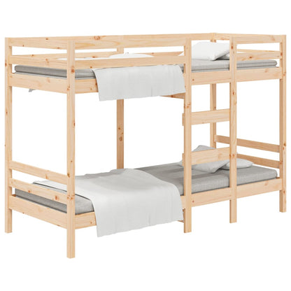 Letto a Castello senza Materasso 90x200cm Massello Pino