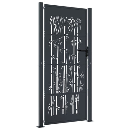 Cancello Giardino Antracite 105x205 cm in Acciaio Design BambÃƒÆ’Ã‚Â¹