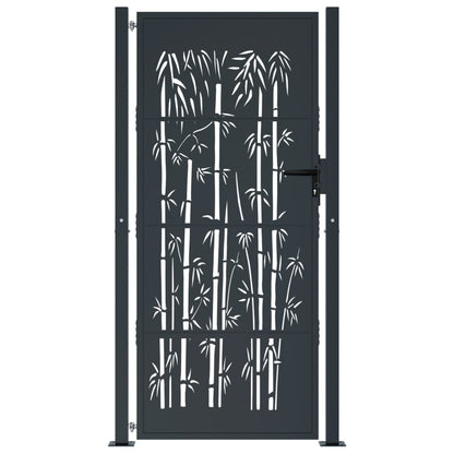 Cancello Giardino Antracite 105x205 cm in Acciaio Design BambÃƒÆ’Ã‚Â¹
