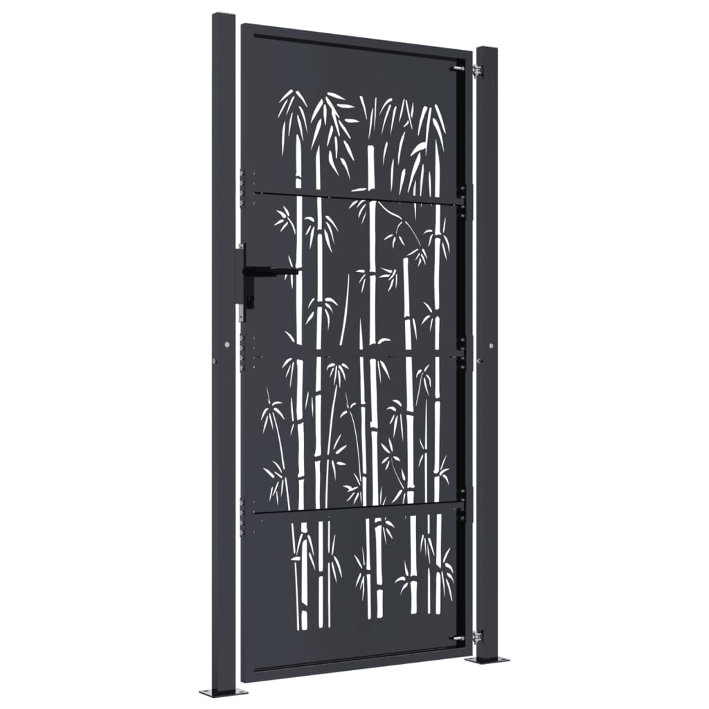 Cancello Giardino Antracite 105x205 cm in Acciaio Design BambÃƒÆ’Ã‚Â¹