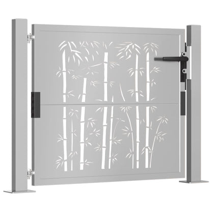 Cancello da Giardino 105x80 cm in Acciaio Corten Design BambÃ¹