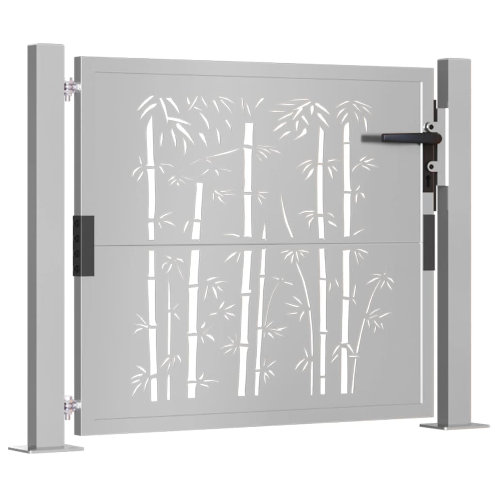 Cancello da Giardino 105x105 cm in Acciaio Corten Design BambÃ¹