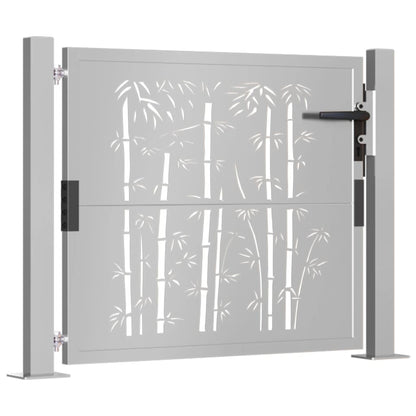 Cancello da Giardino 105x105 cm in Acciaio Corten Design BambÃ¹