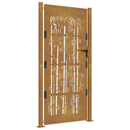 Cancello da Giardino 105x205 cm in Acciaio Corten Design BambÃ¹