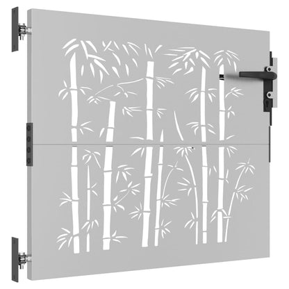 Cancello da Giardino 85x75 cm in Acciaio Corten Design BambÃ¹