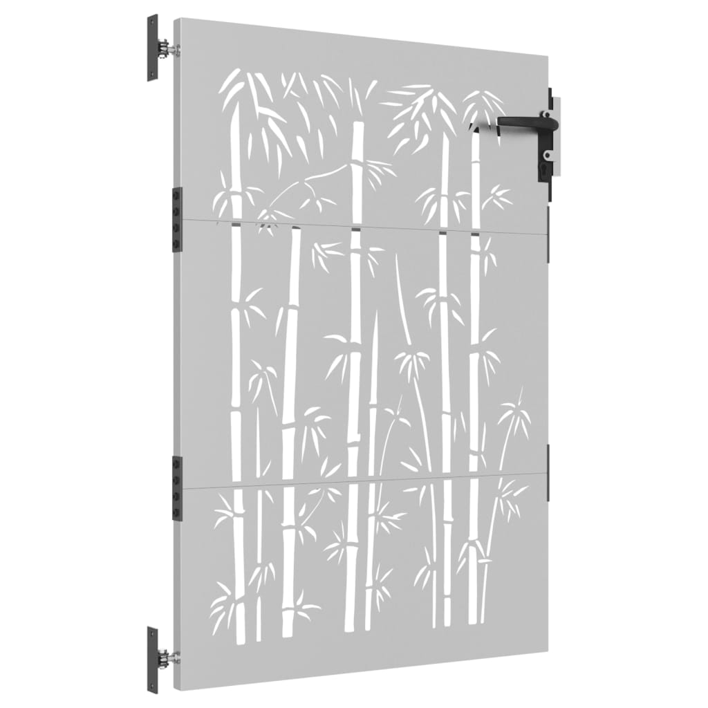 Cancello da Giardino 85x150 cm in Acciaio Corten Design BambÃ¹