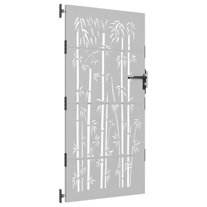 Cancello da Giardino 85x200 cm in Acciaio Corten Design BambÃ¹
