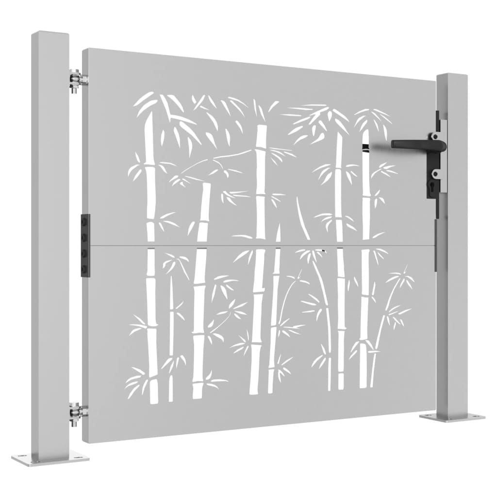 Cancello da Giardino 105x105 cm in Acciaio Corten Design BambÃ¹