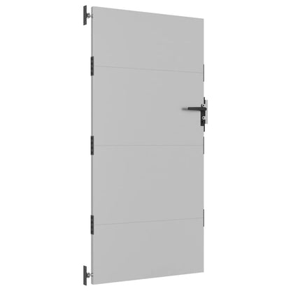 Cancello da Giardino 85x200 cm in Acciaio Corten