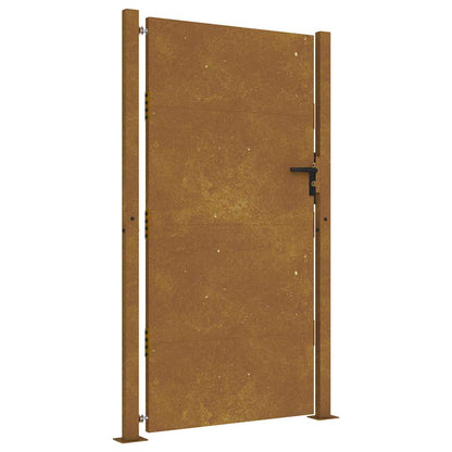 Cancello da giardino 100x200 cm in acciaio Corten