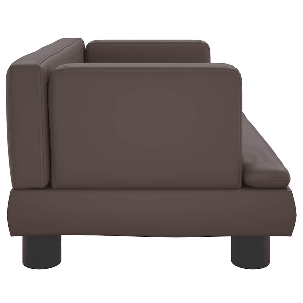Lettino per Cani Marrone 60x40x30 cm in Similpelle
