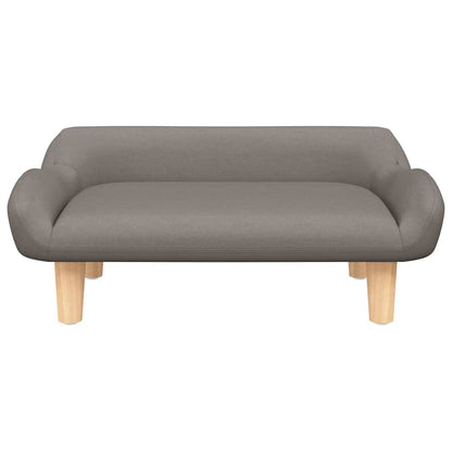 Lettino per Cani Tortora 70x40x24 cm in Tessuto