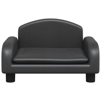 Lettino per Cani Nero 50x40x30 cm in Similpelle
