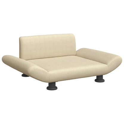 Lettino per Cani Crema 70x45x28 cm in Tessuto