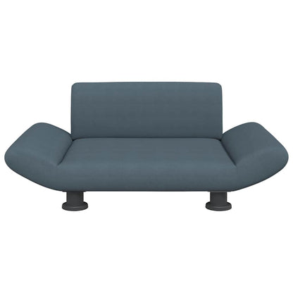 Lettino per Cani Grigio Scuro 70x45x28 cm in Tessuto