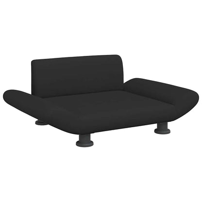Lettino per Cani Nero 70x45x28 cm in Tessuto