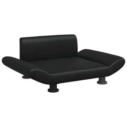 Lettino per Cani Nero 70x45x28 cm in Similpelle