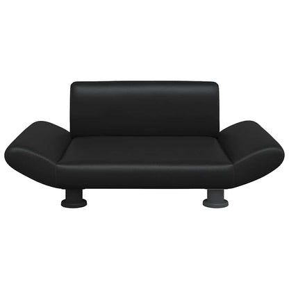 Lettino per Cani Nero 70x45x28 cm in Similpelle